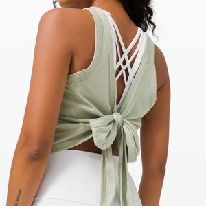 Lululemon It’s a Tie Tank Light Green S